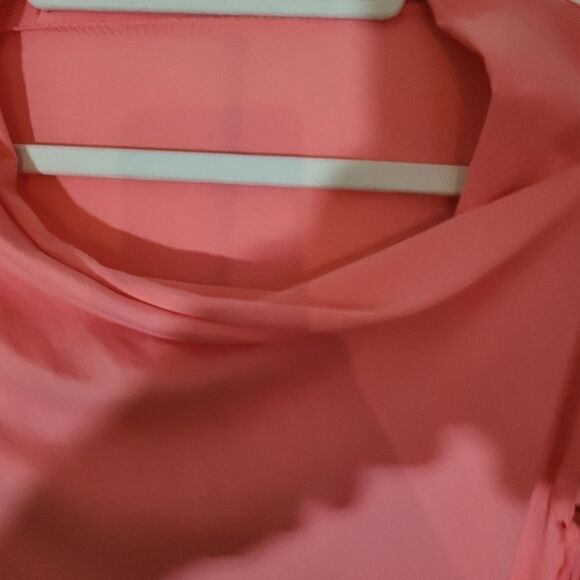 BEAUTIFUL Tassels cut Peach woman crossbody Size XXLARGE Shirt or Jacket Nwot - Picture 4 of 5